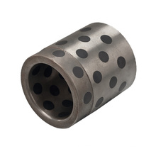 Oiless Bearing  Self Lubricating Linear  Iron Bushing with Solid Lubrication